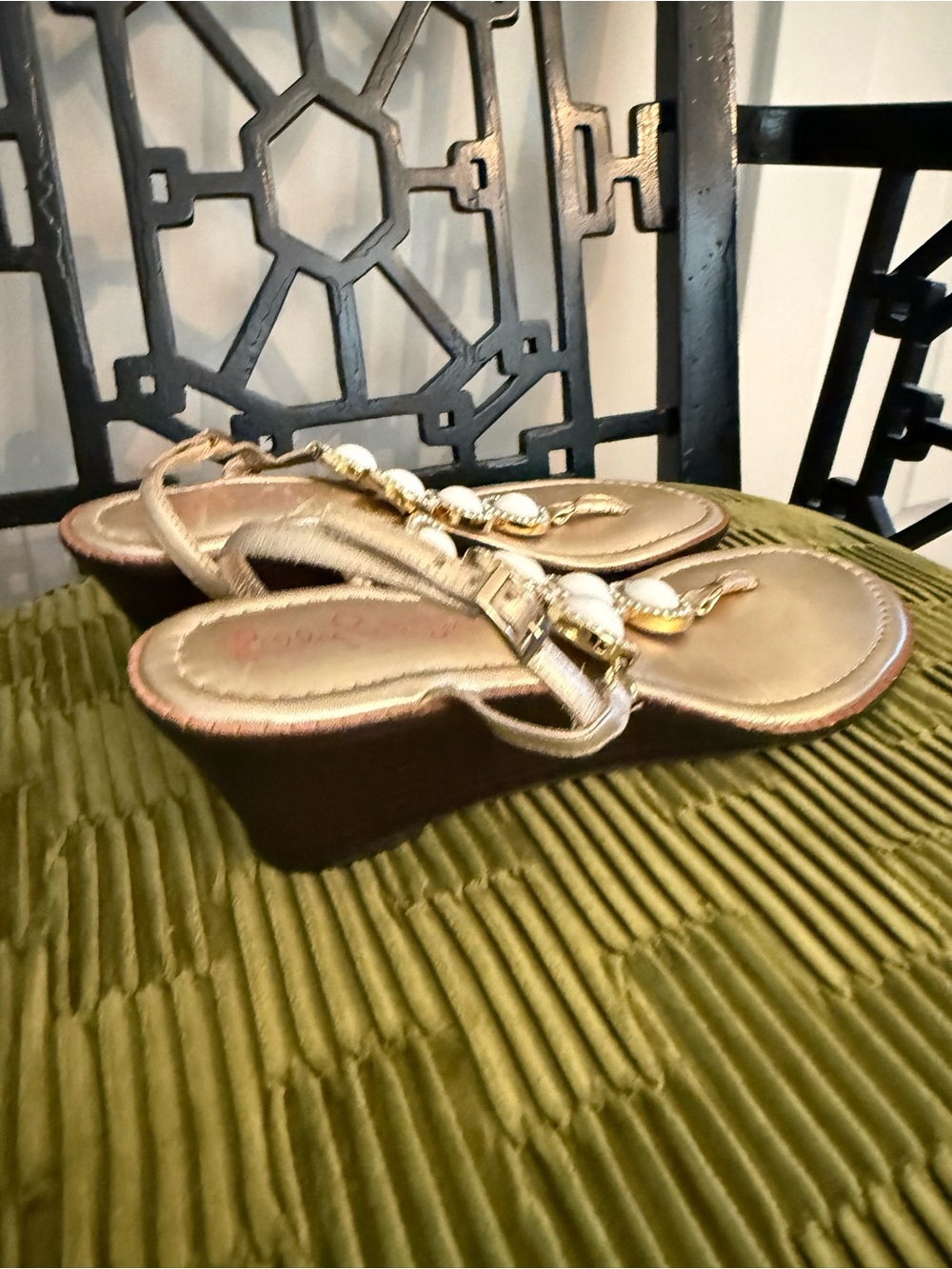 Lily Pulitzer Palermo Leather Sandals - Picture 2 of 5